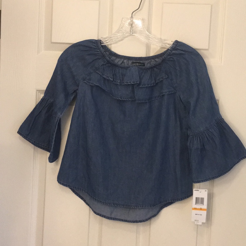 Denim girls shirt.